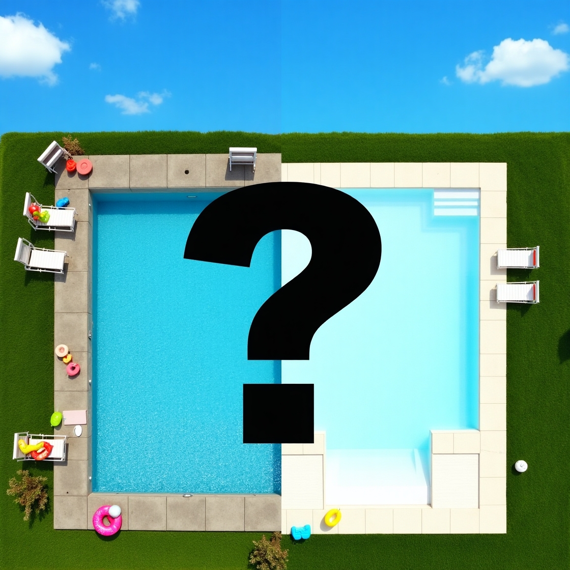 Concrete vs Fibreglass pools Concrete vs Fibreglass pools